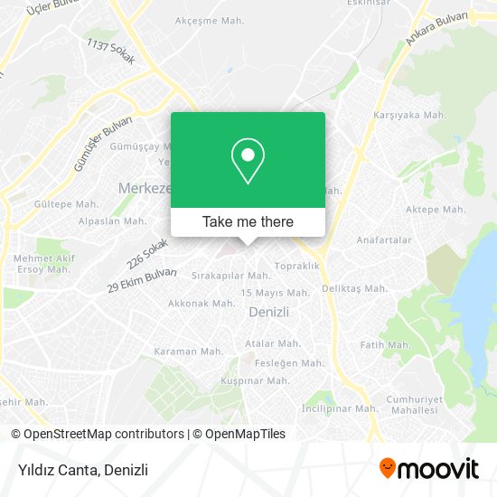 Yıldız Canta map