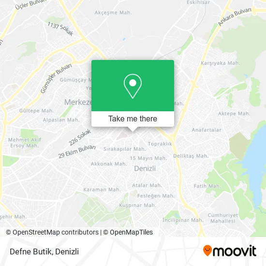 Defne Butik map