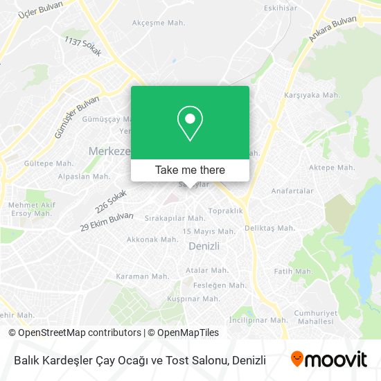 Balık Kardeşler Çay Ocağı ve Tost Salonu map