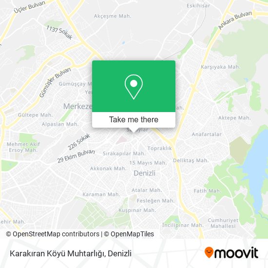 Karakıran Köyü Muhtarlığı map
