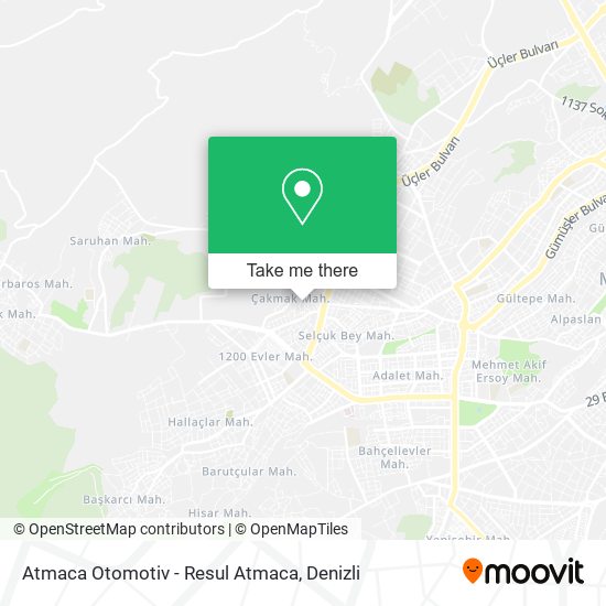 Atmaca Otomotiv - Resul Atmaca map