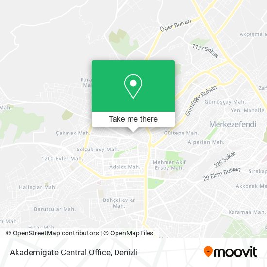 Akademigate Central Office map