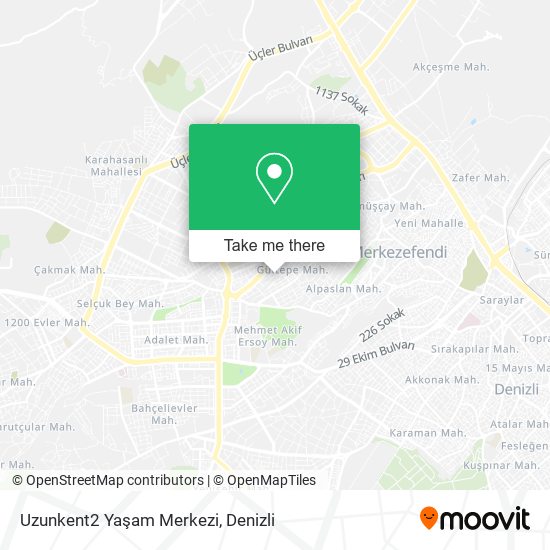 Uzunkent2 Yaşam Merkezi map