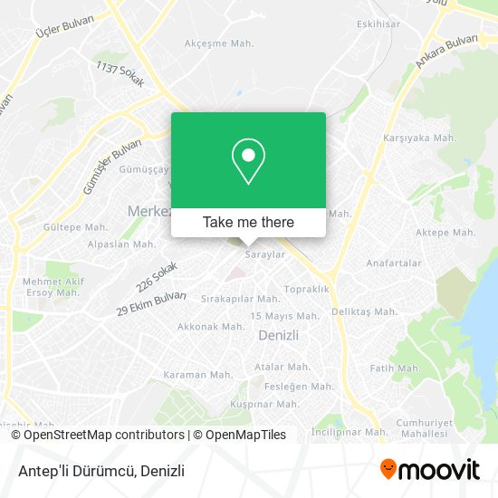 Antep'li Dürümcü map
