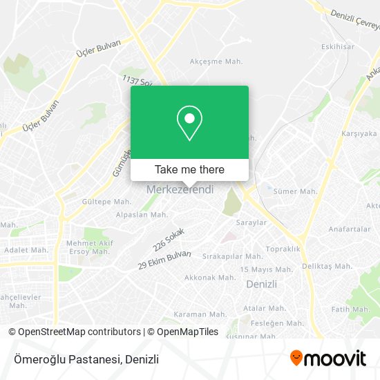 Ömeroğlu Pastanesi map