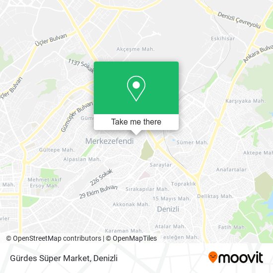 Gürdes Süper Market map