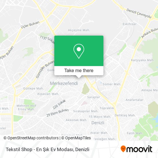 Tekstil Shop - En Şık Ev Modası map