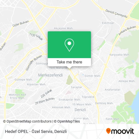 Hedef OPEL - Özel Servis map