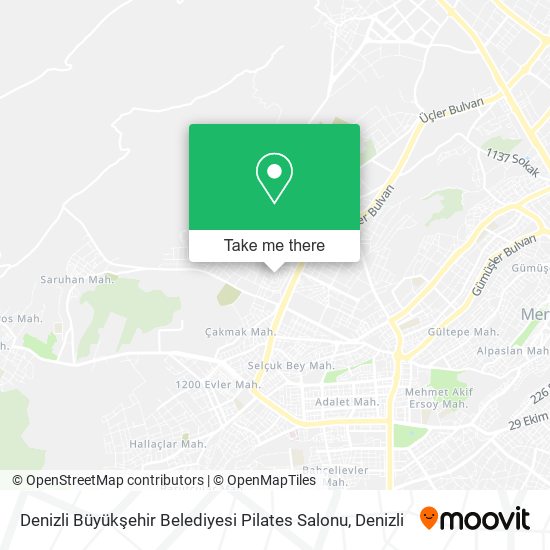 Denizli Büyükşehir Belediyesi Pilates Salonu map