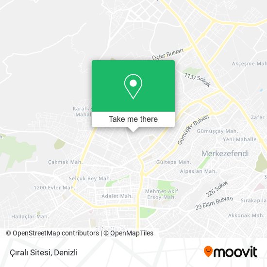 Çıralı Sitesi map