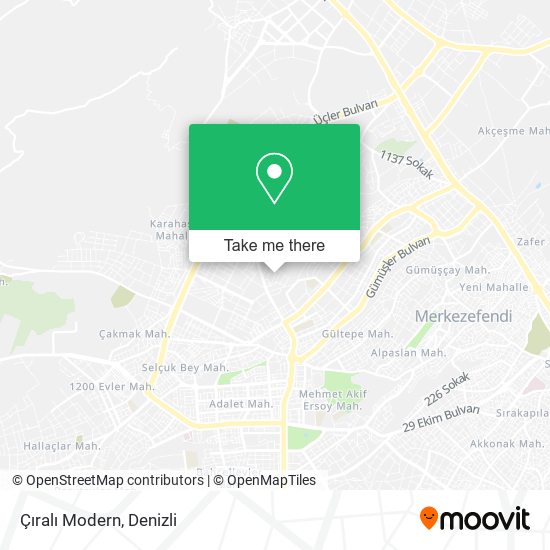 Çıralı Modern map
