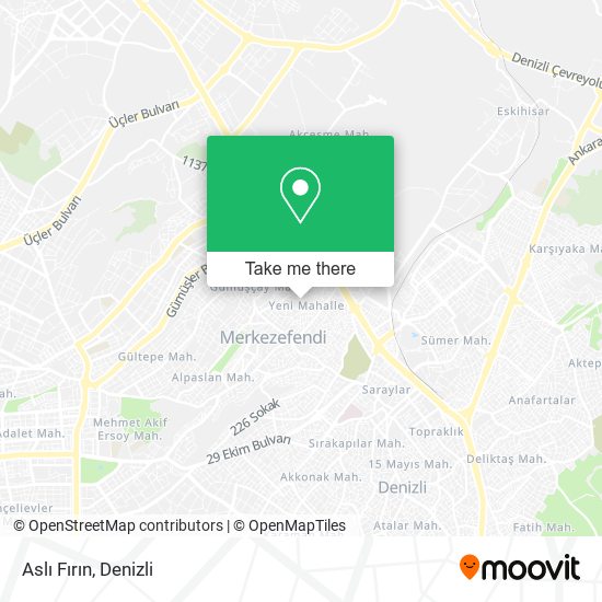 Aslı Fırın map