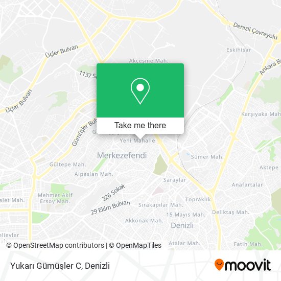 Yukarı Gümüşler C map