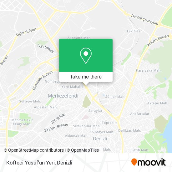 Köfteci Yusuf'un Yeri map