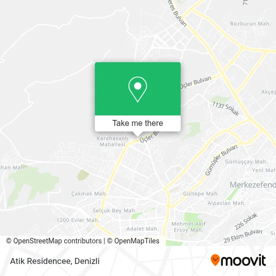 Atik Residencee map