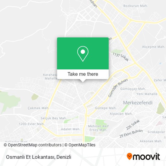 Osmanlı Et Lokantası map