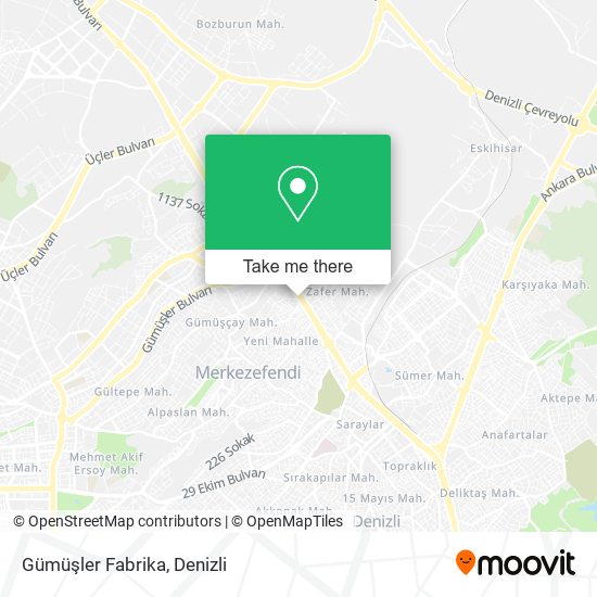 Gümüşler Fabrika map