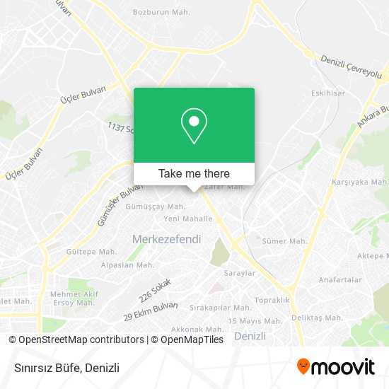 Sınırsız Büfe map