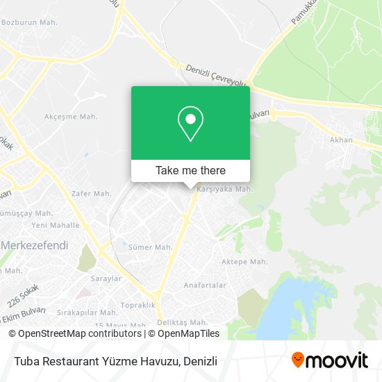 Tuba Restaurant Yüzme Havuzu map