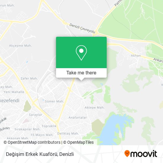 Değişim Erkek Kuaförü map