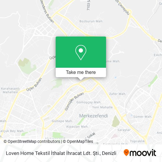 Loven Home Tekstil İthalat İhracat Ldt. Şti. map