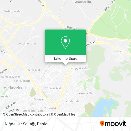 Niğdeliler Sokağı map