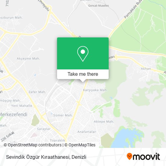 Sevindik Özgür Kıraathanesi map