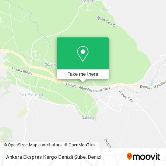 Ankara Ekspres Kargo Denizli Şube map