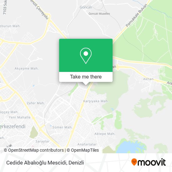 Cedide Abalıoğlu Mescidi map
