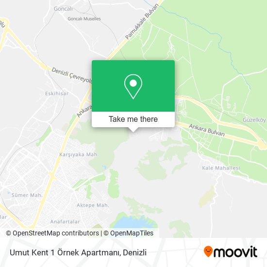 Umut Kent 1 Örnek Apartmanı map