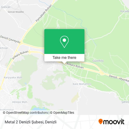 Metal 2 Denizli Şubesi map