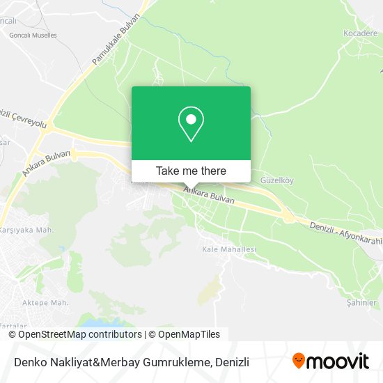 Denko Nakliyat&Merbay Gumrukleme map