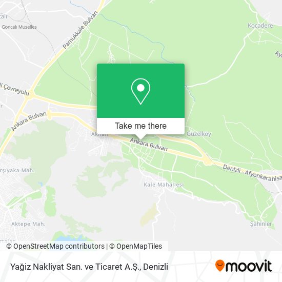 Yağiz Nakliyat San. ve Ticaret A.Ş. map