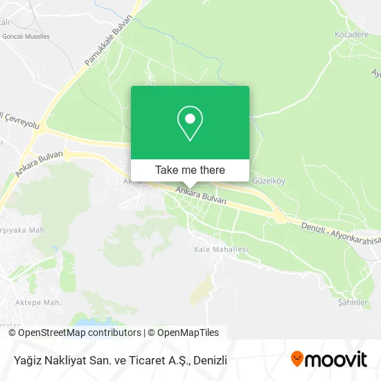 Yağiz Nakliyat San. ve Ticaret A.Ş. map