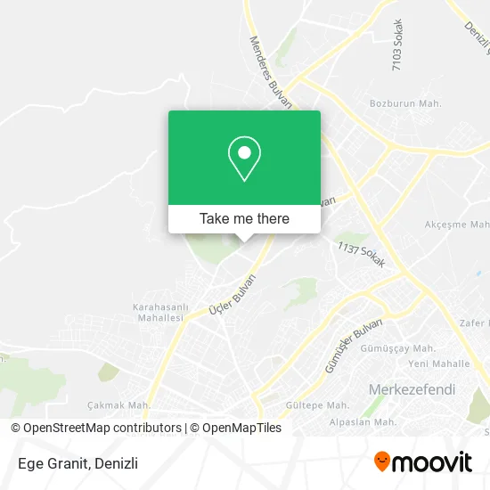 Ege Granit map