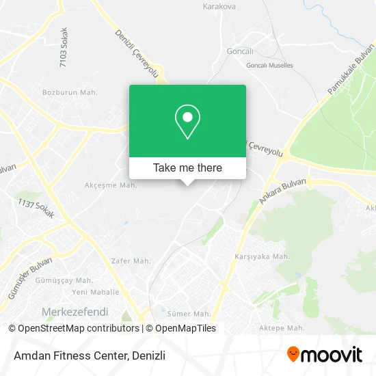 Amdan Fitness Center map