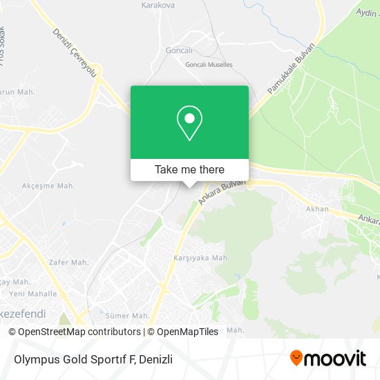 Olympus Gold Sportıf F map