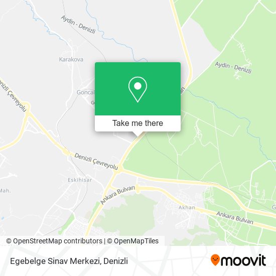 Egebelge Sinav Merkezi map