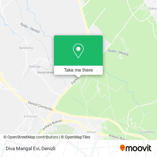 Diva Mangal Evi map