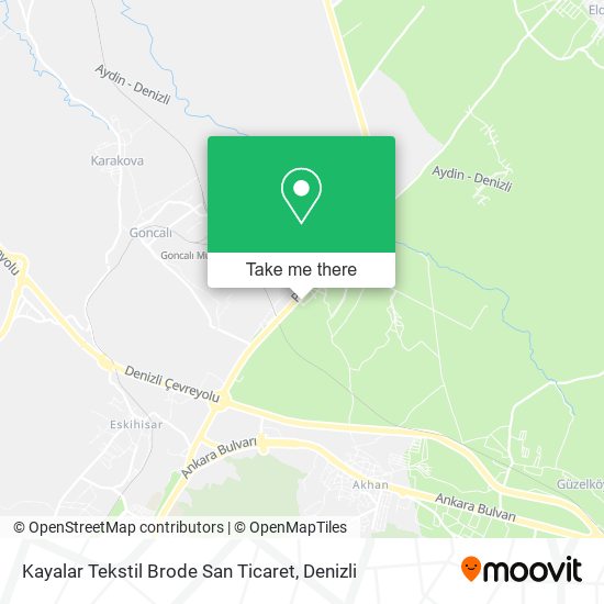 Kayalar Tekstil Brode San Ticaret map