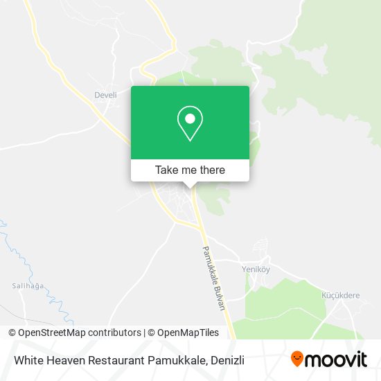 White Heaven Restaurant Pamukkale map
