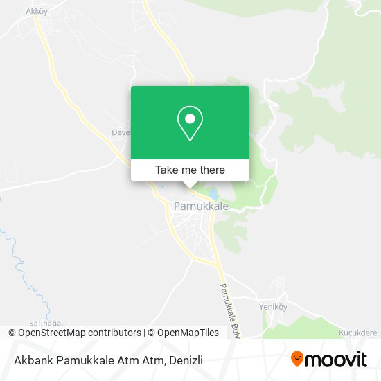 Akbank Pamukkale Atm Atm map