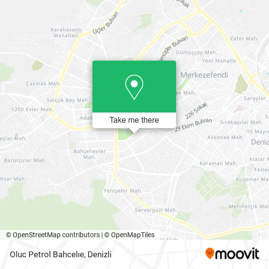Oluc Petrol Bahcelıe map