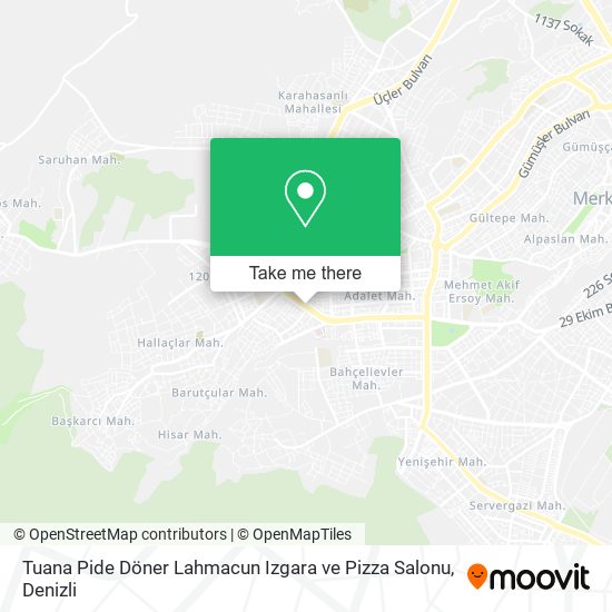 Tuana Pide Döner Lahmacun Izgara ve Pizza Salonu map