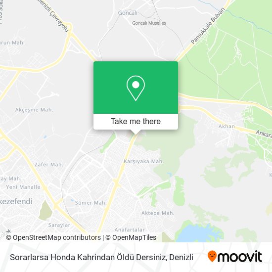 Sorarlarsa Honda Kahrindan Öldü Dersiniz map