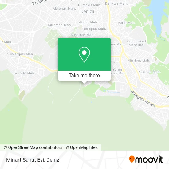 Minart Sanat Evi map