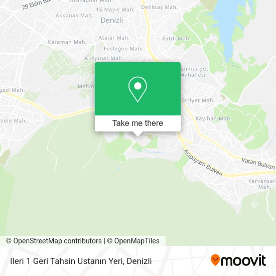 Ileri 1 Geri Tahsin Ustanın Yeri map
