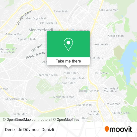 Denizlide Dövmeci map