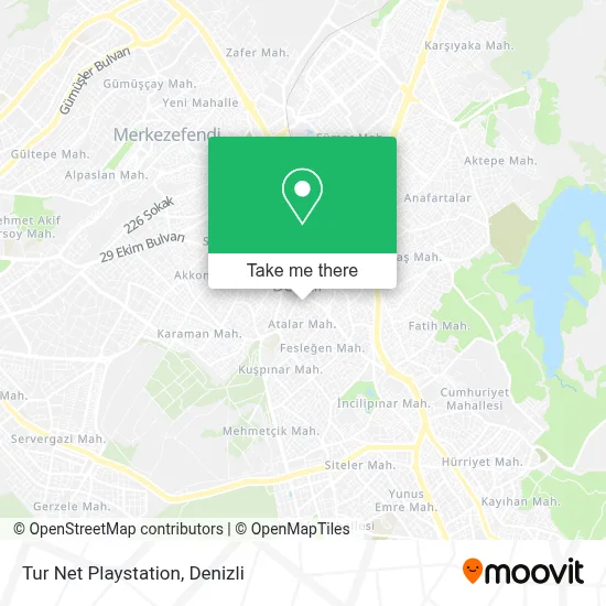 Tur Net Playstation map