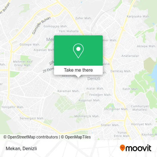 Mekan map